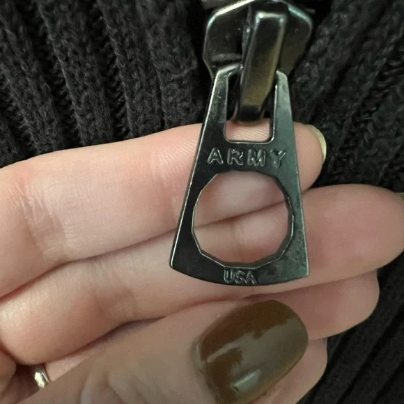 U.S. Army Sweater Jacket Zip Up XL Mens - Picture 4 of 5